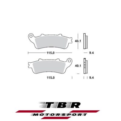 Rear Brake Pad HONDA ST PAN EUROPEAN ABS-CBS-TCS 1100 96-01 653 Organic SP