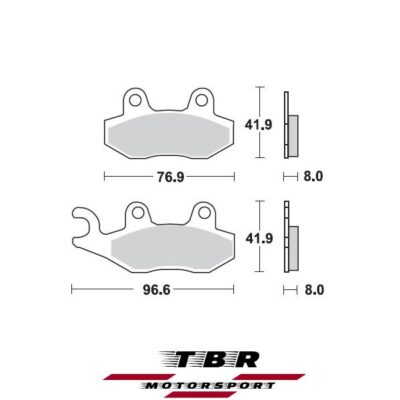 Rear Brake Pad TRIUMPH 696 Organic SP