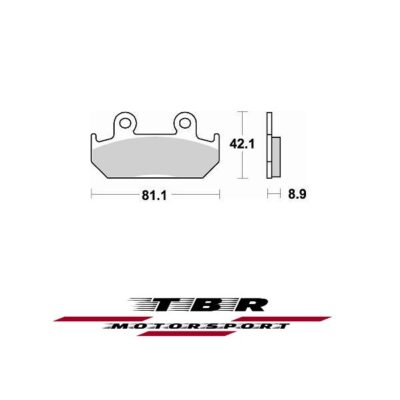 Front Brake Pad 704 Organic SP Honda Xrv Africa Twin 750cc (1990-1992)