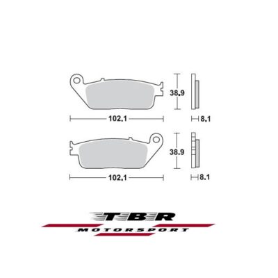 Front Brake Pad 716 Organic SP Honda CBF 600 N,S