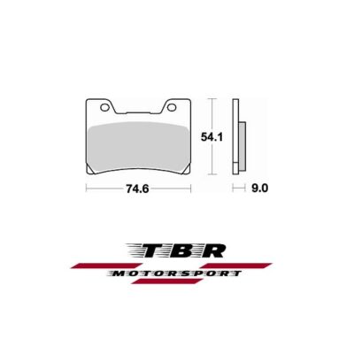 Front Brake Pad 729 Organic SP Yamaha VMax 1200 1993-2006