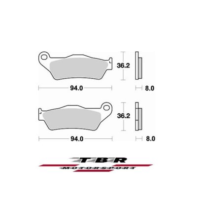 Front Brake Pad 746 Organic Sp KTM SX-F 450cc
