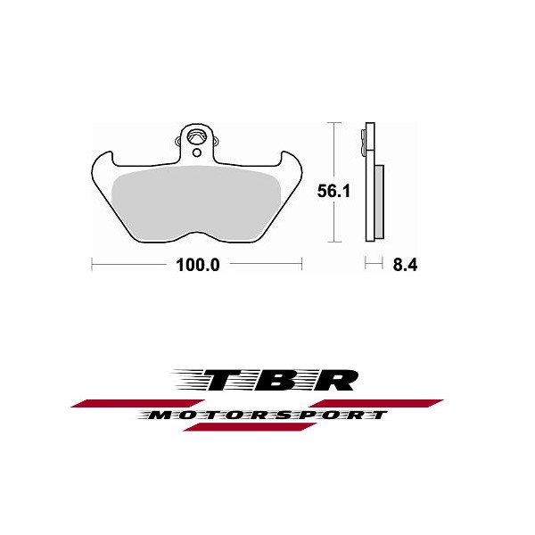 Front Brake Pad 806 Organic Sp BMW R1150 GS - Image 2