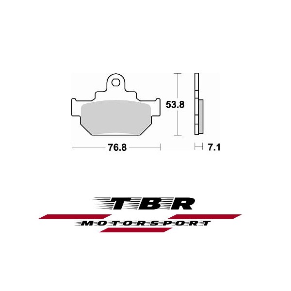 Front Brake Pad 817 Organic Sp Suzuki GZ Marauder 125 98 - Image 2