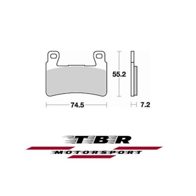 Front Brake Pad 959 Organic Sp Kawasaki ZX6R Ninja 636 (13-21)