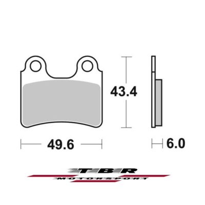 Front Brake Pad 831 Organic Sp BETA  REV3 270cc