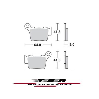 Rear Brake pad 891 Organic Sp KTM SX F 250