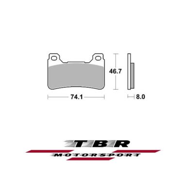 Front Brake Pad 899 Organic Sp Honda  CBR RR 600 05