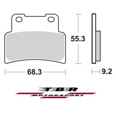 Front Brake Pad 933 Organic Sp Aprilia Dorsoduro 750