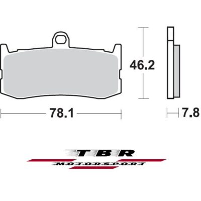 Front Brake Pad 941 Organic Sp Triumph  Daytona 675 09
