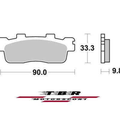 Rear Brake Pad 945 Organic Sp Kymco Downtown 125