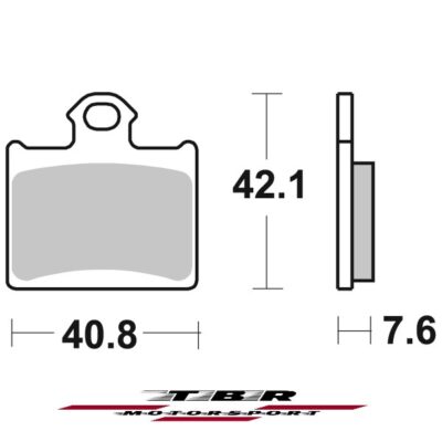 Rear Brake Pad 949 Organic Sp Husqvarna  CR 65 11