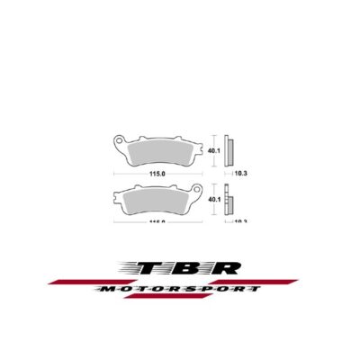 Rear Brake Pad 962 Organic Sp Honda  Gl Gold Wing 1800 01