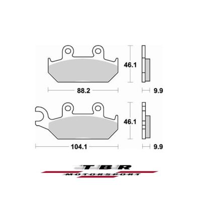 Front Brake Pad 737 Sintered CK-9 H Yamaha XT600 E