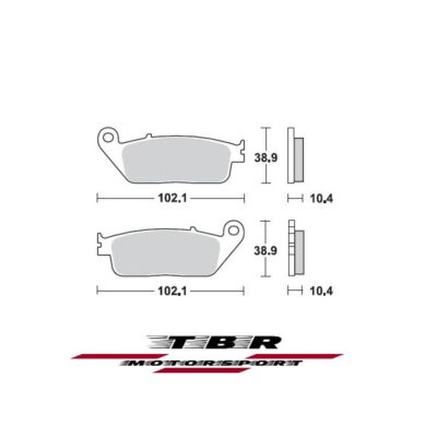 Front Brake Pad 748 Sintered CK-9 H Yamaha X-Max 250cc 2011-2016