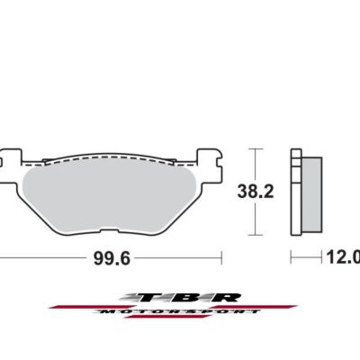 Rear Brake Pad 868 Sintered CK-9 H Yamaha TMAX 560