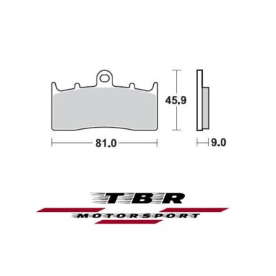 Front Brake Pad 879 Sintered CK-9 H BMW R1200 R