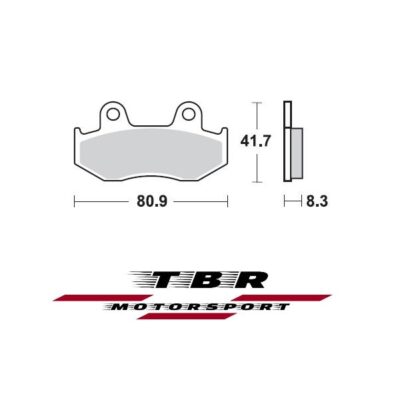Rear Brake Pad 887 Sintered CK-9 H Suzuki Burgman 250