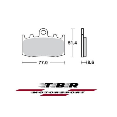 Front Brake Pad 892 Sintered CK-9 H BMW R 1200 GS