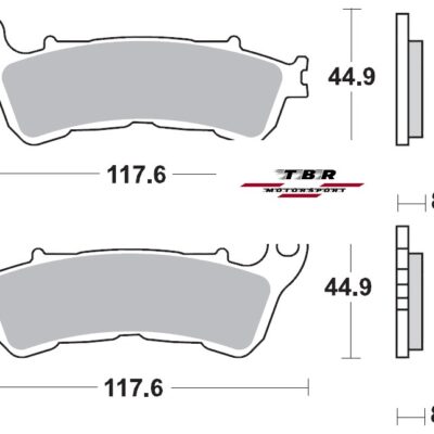 Front Brake Pad 910 Sintered CK-9 H Honda Varadero 1000 Abs