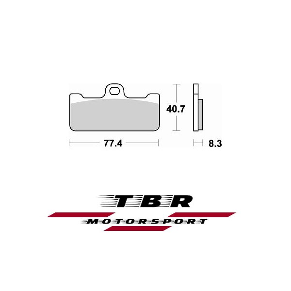 ΤΑΚΑΚΙ BRAKE PADS TBR776 PR-1 APRILIA GP 125 95 FRONT- R