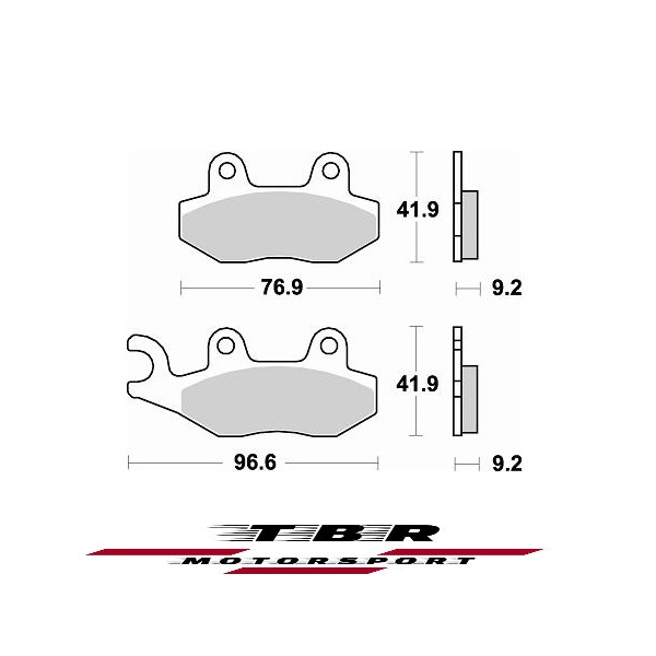 ΤΑΚΑΚΙ BRAKE PADS TBR795 PR-1 AEON ELITE 125 12 FRONT - L