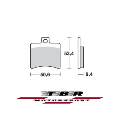 ΤΑΚΑΚΙ BRAKE PADS TBR840 PR-1 APRILIA  SCARABEO DITECH 50 01 REAL- L