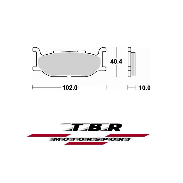 Front Brake Pad 750 ORGANIC SP YAMAHA XVS DRAG STAR 650 650cc - Image 2