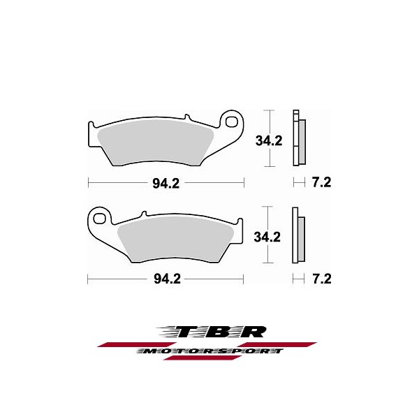 Front Brake Pad 772 ORGANIC SP HONDA TRANSALP 650 - Image 2
