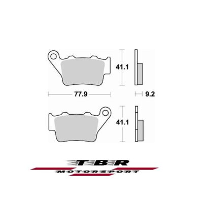 Rear Brake Pad 773 Sintered CK-9 H YAMAHA XT X 660 660cc