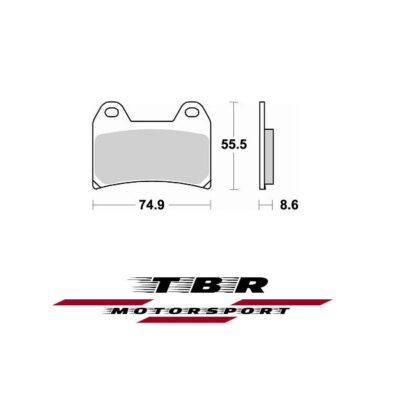 Front Brake Pad 784 Sintered CK-9 H Yamaha XT X 660 660cc
