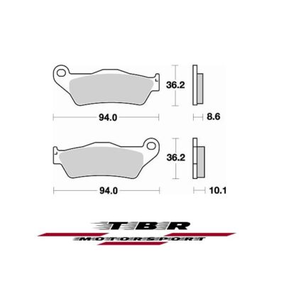 Rear Brake Pad 794 Sintered CK-9 H BMW R1150 GS