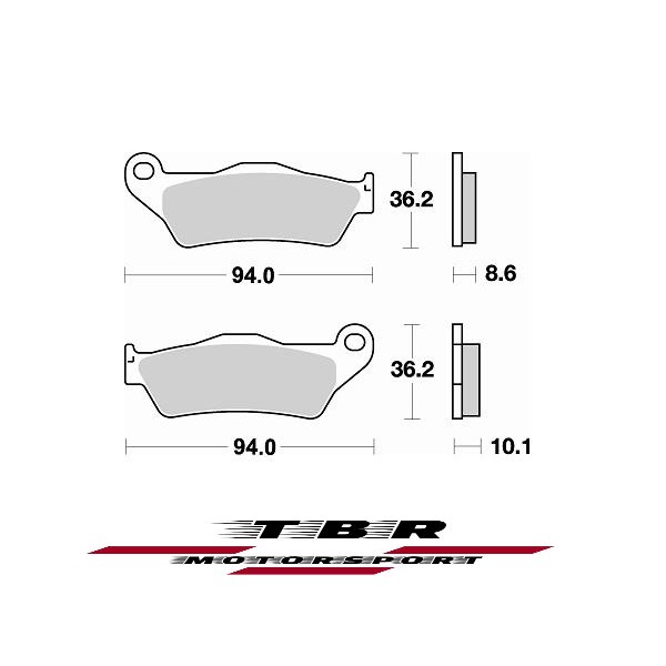 Rear Brake Pad 794 Sintered CK-9 H BMW R1150 GS - Image 2